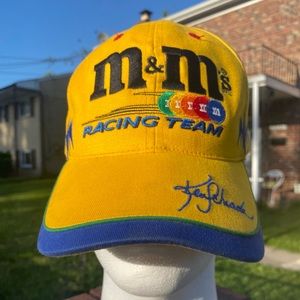 Vtg M&M x NASCAR Ken Schrader's Race Hat